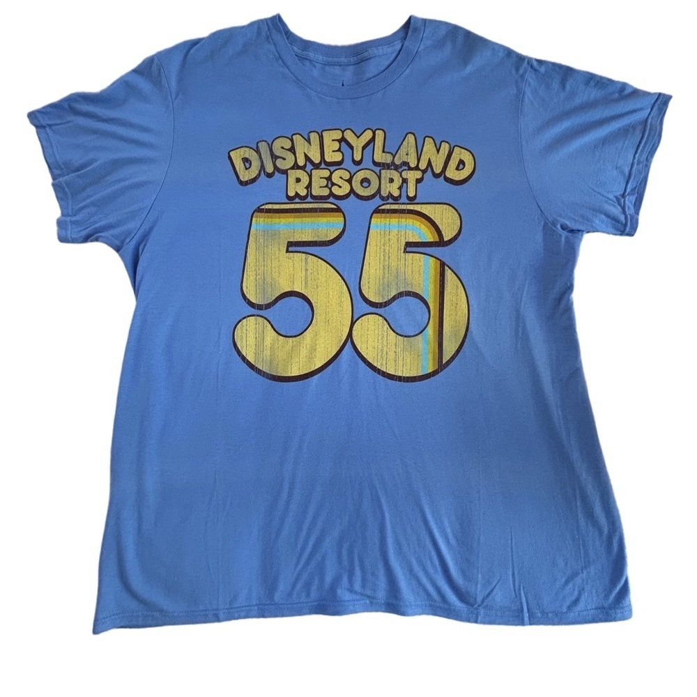 Men’s VTG Disneyland Resort retro graphic 55 anniversary Disney bound t-shirt XL